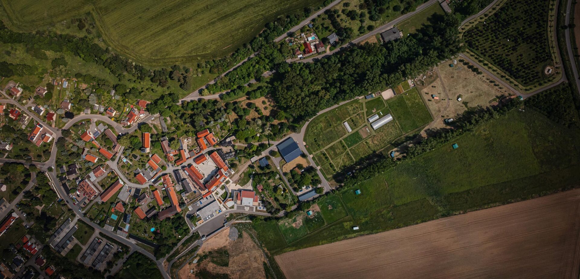 Drohnenaufnahme Burtschützer Hof