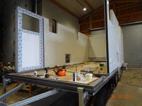 2. Hühnerwagen im Bau